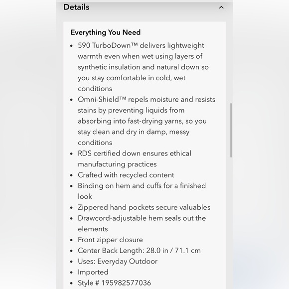 NWT Columbia Men’s Juniper Peak™ Hybrid Jacket sz L - Picture 9 of 10